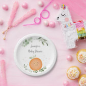 Kleine Süsse Grüne Kinderdusche Pappteller (Party)