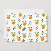 Kleine Süsse Grünpflanzen BläserBaby Dusche Dankeskarte (Rückseite)