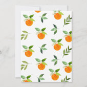 Kleine Süsse Grünpflanzen BläserBaby Dusche Einladung (Rückseite)