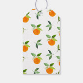 Kleine Süsse Grünpflanzen BläserBaby Dusche Geschenkanhänger (Rückseite)