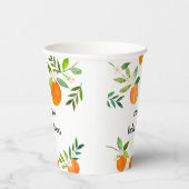 Kleine Süsse Grünpflanzen BläserBaby Dusche Pappbecher (Rechts)