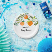 Kleine Süsse Grünpflanzen BläserBaby Dusche Pappteller (Party)