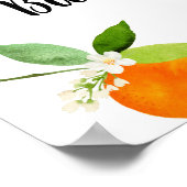 Kleine Süsse Grünpflanzen Blumenspülung Begrüßung Poster (Ecke)