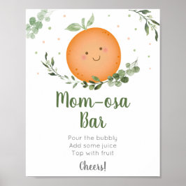 Kleine Süsse Grünpflanzen Kinderdusche Mama-osa Ba Poster