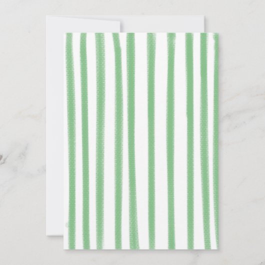 Kleine Süsse handgezeichnet Citrus Orange Babydusc Einladung (Rückseite)