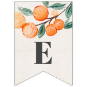 Kleine Süsse-Happy-Baby-Duschbanner Orange Wimpelkette (Dritte Fahne)