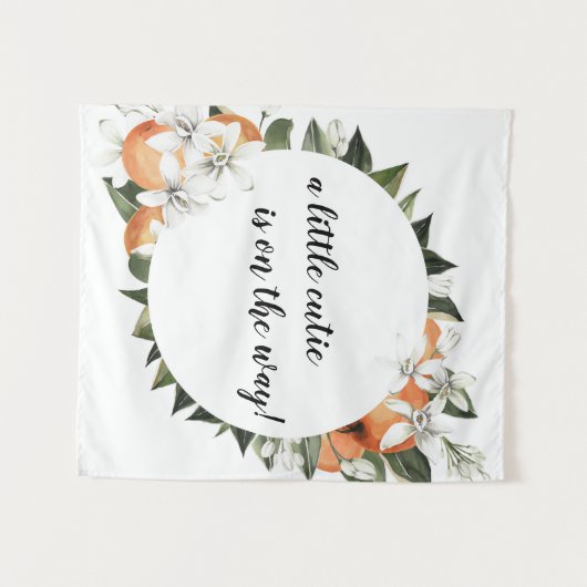 Kleine Süsse Hintergrund Eine kleine Süsse ist unt Wandteppich (Vorderseite (Horizontal))