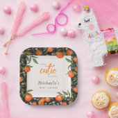 Kleine Süsse ist auf dem Weg Baby Dusche Pappteller (Party)