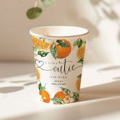 Kleine Süsse ist auf dem Weg Babydusche Pappbecher