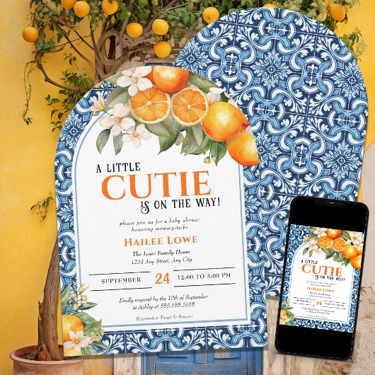 Kleine Süsse ist auf dem Weg zu einer bestellbaren Einladung