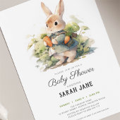 Kleine, süße Kaninchendusche Einladung