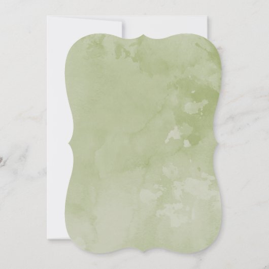 Kleine, süße Kaninchendusche Einladung (Rückseite)