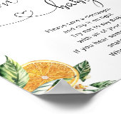 Kleine Süsse Kein Baby-Duschspiel Poster (Ecke)