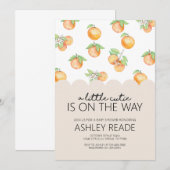 Kleine Süsse Kinderdusche Einladung (Vorne/Hinten)