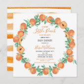 Kleine Süsse Kinderdusche Einladung (Vorne/Hinten)