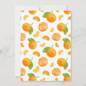 Kleine Süsse Kinderdusche Einladung (Rückseite)