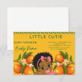 Kleine Süsse Kinderdusche Einladungen (Vorne/Hinten)