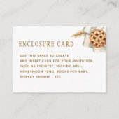 Kleine Süsse Kinderdusche nach Maß Begleitkarte (Vorderseite)