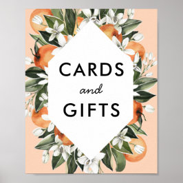 Kleine Süsse Kinderduschkarten und Geschenke Poster