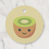 Kleine Süsse Kiwi Babydusche Geschenkanhänger (Rückseite)