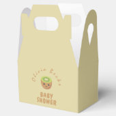Kleine Süsse Kiwi Babydusche Geschenkschachtel (Geöffnet)