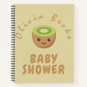 Kleine Süsse Kiwi Babydusche Notizblock