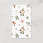 Kleine Süsse Langstrecken-Babydusche Begleitkarte (Rückseite)