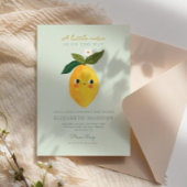 Kleine Süsse Lemon Citrus Baby Dusche Einladung