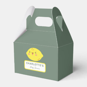 Kleine Süsse Lemon Citrus Baby Dusche Geschenkschachtel