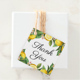 Kleine Süsse Lemon Citrus Sommer Vielen Dank Geschenkanhänger