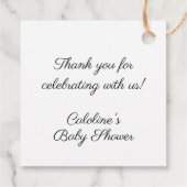 Kleine Süsse Lemon Citrus Sommer Vielen Dank Geschenkanhänger (Rückseite)