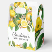 Kleine Süsse Lemon Citrus Summer Baby Dusche Geschenkschachtel (Geöffnet)