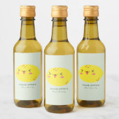 Kleine Süsse Lemon Citrus Weinetikett (Flaschen)
