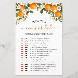 Kleine Süsse Mama oder Papa Baby Duschgame