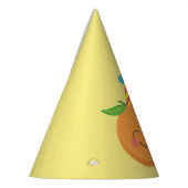 Kleine Süsse Mandarine Geburtstagsparty Partyhütchen (Links)