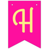 Kleine Süsse Mandarine Geburtstagsparty Wimpelkette (Zweite Fahne)