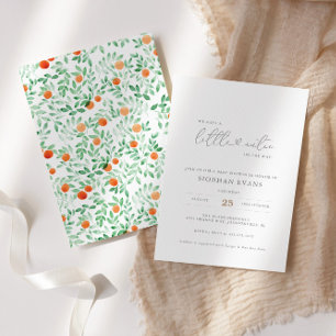 Kleine Süsse Moderne Wasserfarbendusche Einladung