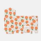 Kleine Süsse Moderner Orange Geburtstag Geschenkschachtel (Ungefaltet)