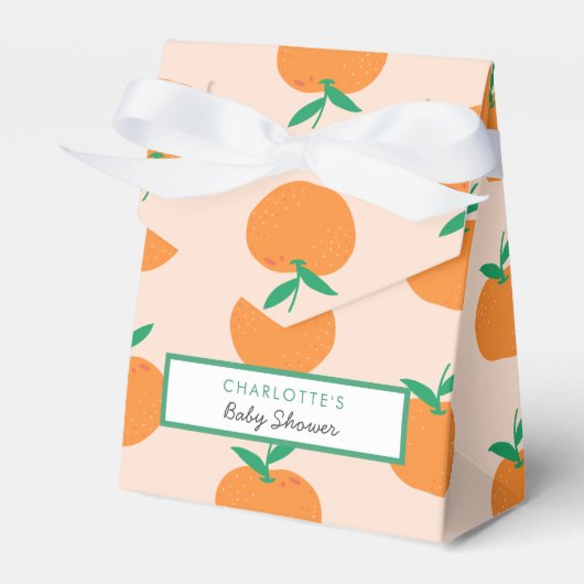 Kleine Süsse Orange Baby Duwer Fevor Box Geschenkschachtel (Vorderseite)