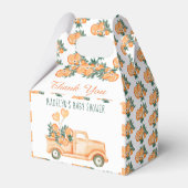 Kleine Süsse Orange Baby Duwer Fevor Box Geschenkschachtel (Rückseite)