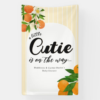 Kleine Süsse Orange Babydusche - Bio Markt Banner