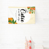 Kleine Süsse Orange Babydusche - Bio Markt Banner (InSitu)