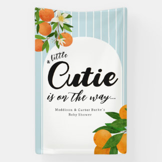 Kleine Süsse Orange Babydusche - Bio Markt Banner