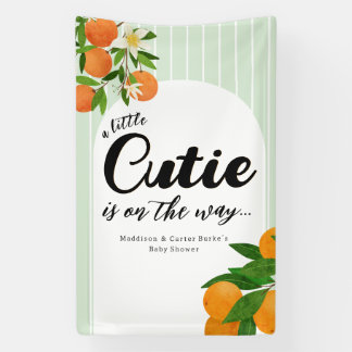 Kleine Süsse Orange Babydusche - Bio Markt Banner