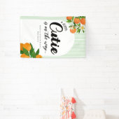 Kleine Süsse Orange Babydusche - Bio Markt Banner (InSitu)