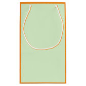 Kleine Süsse Orange Babydusche Geschenktüte (Rückseite)