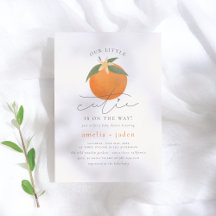 Kleine Süsse | Orange Blossom Spring Baby Dusche