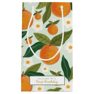 Kleine Süsse Orange Blume Geburtstag Kleine Geschenktüte