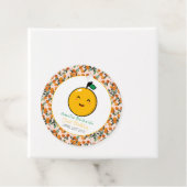 Kleine Süsse Orange Citrus 1. Geburtstag Geschenkanhänger (Beispiel)