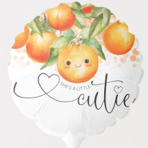 Kleine Süsse Orange Citrus Baby Dusche